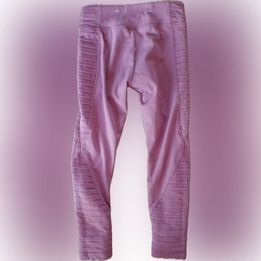 Justice Active Girls Purple active Moto leggings